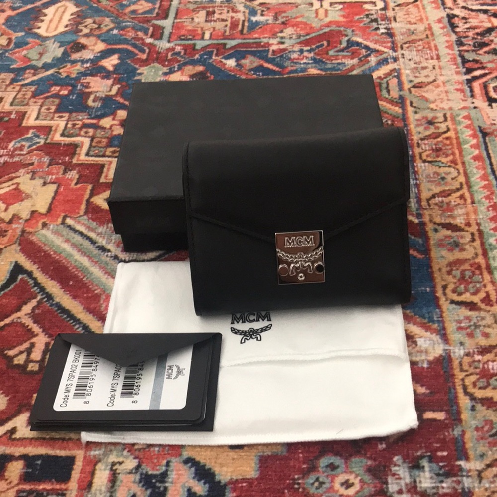 MCM tri-fold wallet